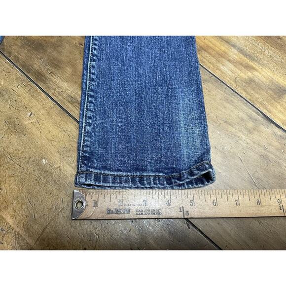 WRANGLER Boys Size 8 Slim Denim Blue Jeans Slim Straight Adjustable Waist Rodeo - Picture 8 of 9